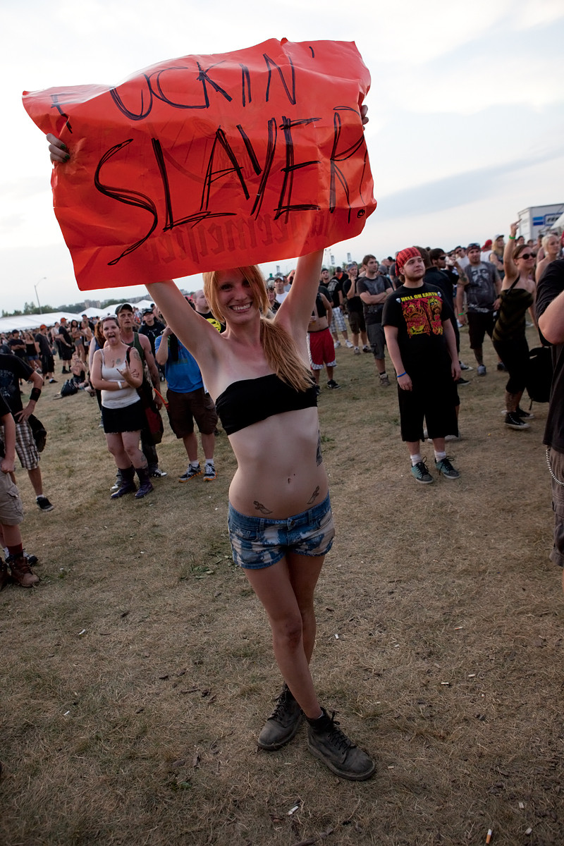 Slayer fan @ Heavy T.O. 2011