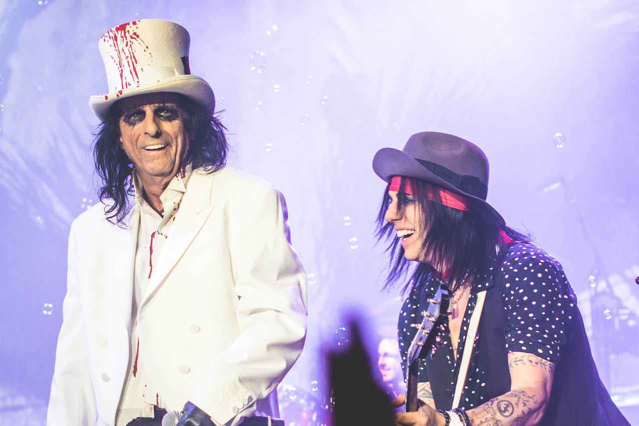 Alice Cooper at the SSE Wembley Arena in November 2017