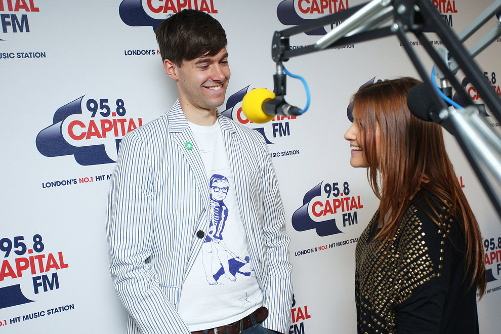 Rich & Kat on air backstage 