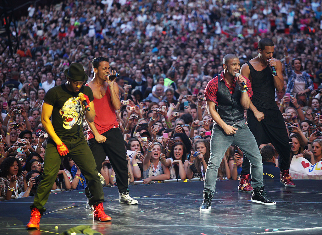 JLS rock the crowd at The Summertime Ball