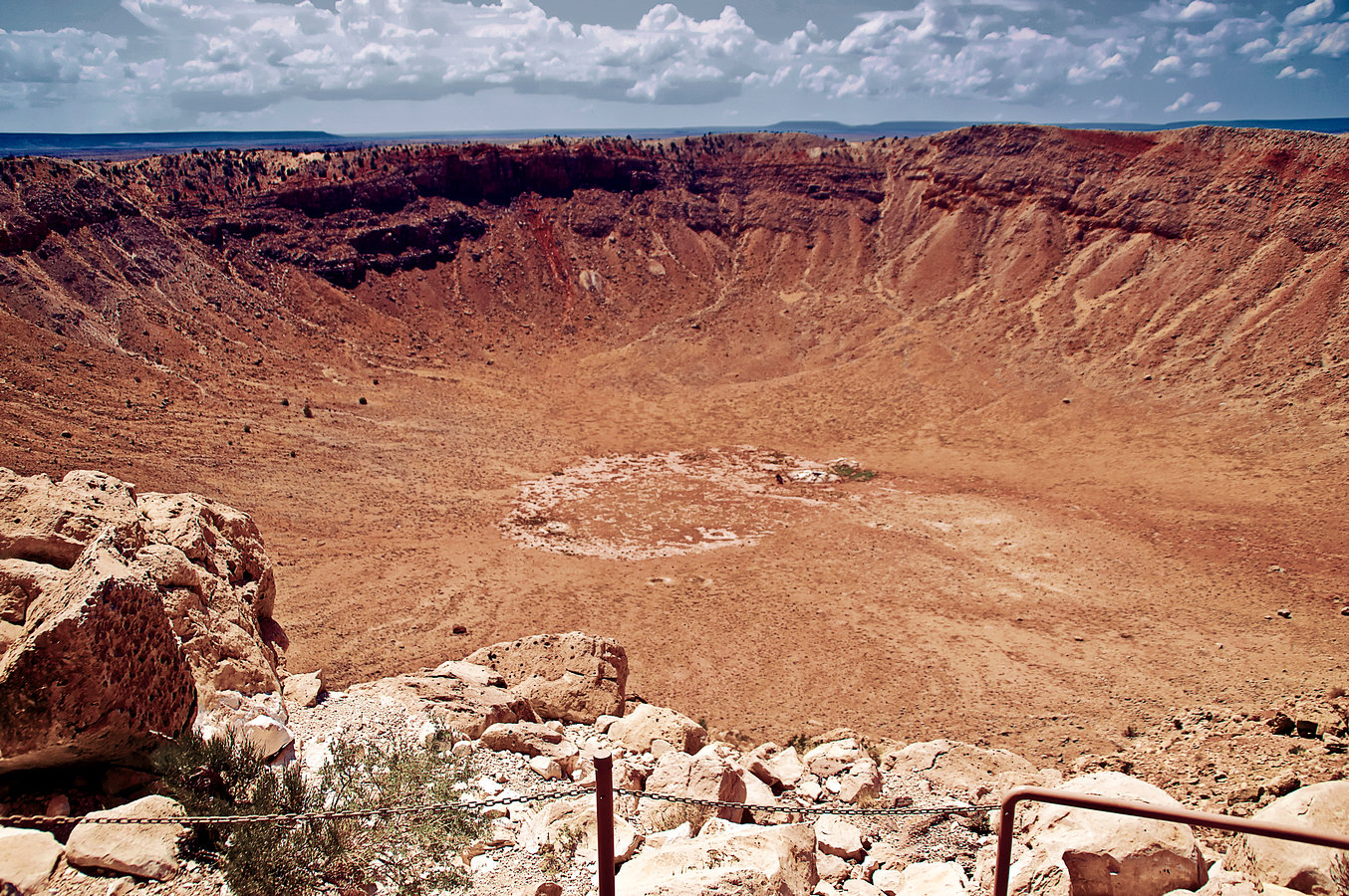 The Barringer Meteorite Crater, Arizona