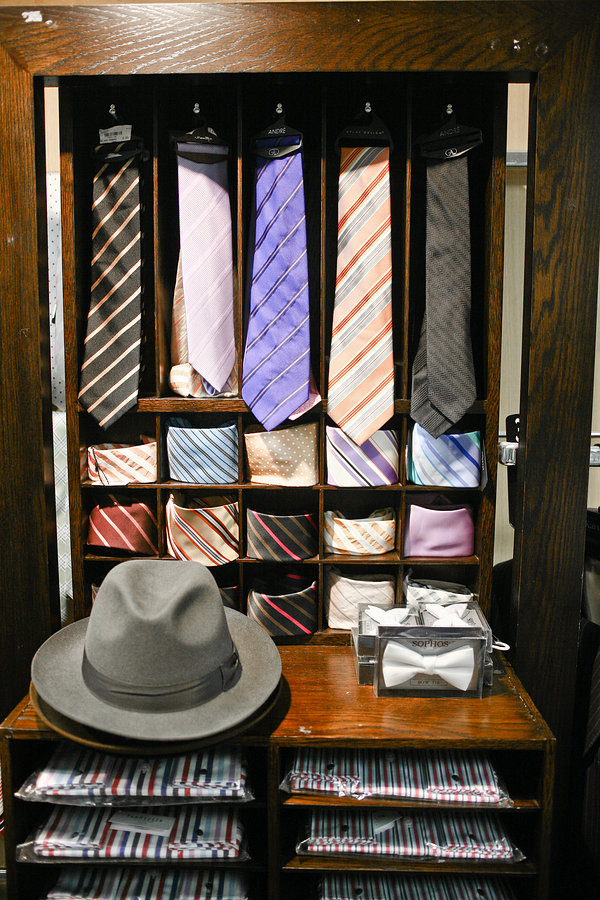 Ties, hats, bow-ties